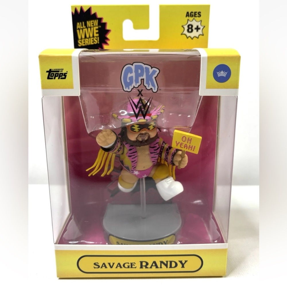 Randy Savage Garbage Pail Kids Figure 4” WWE Topps Macho Man Loyal Subjects